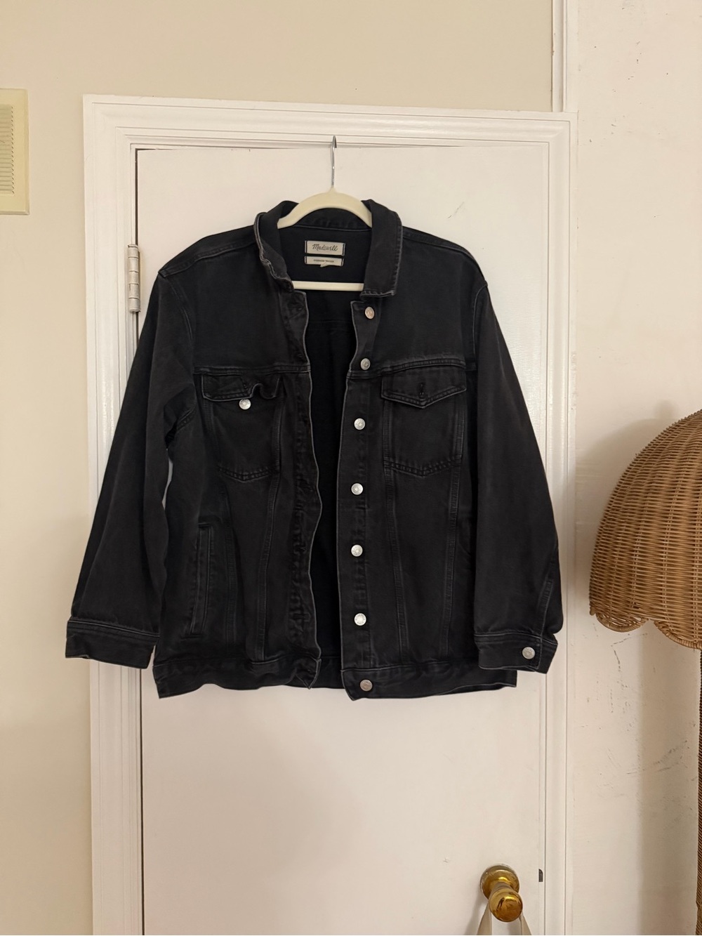 Madewell Black Denim Jacket
